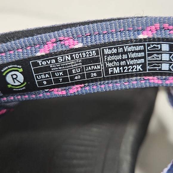 Teva Hurricane XLT2 Diamond Mood Indigo Hiking Sandals Sz 9, NWOT - Picture 9 of 12